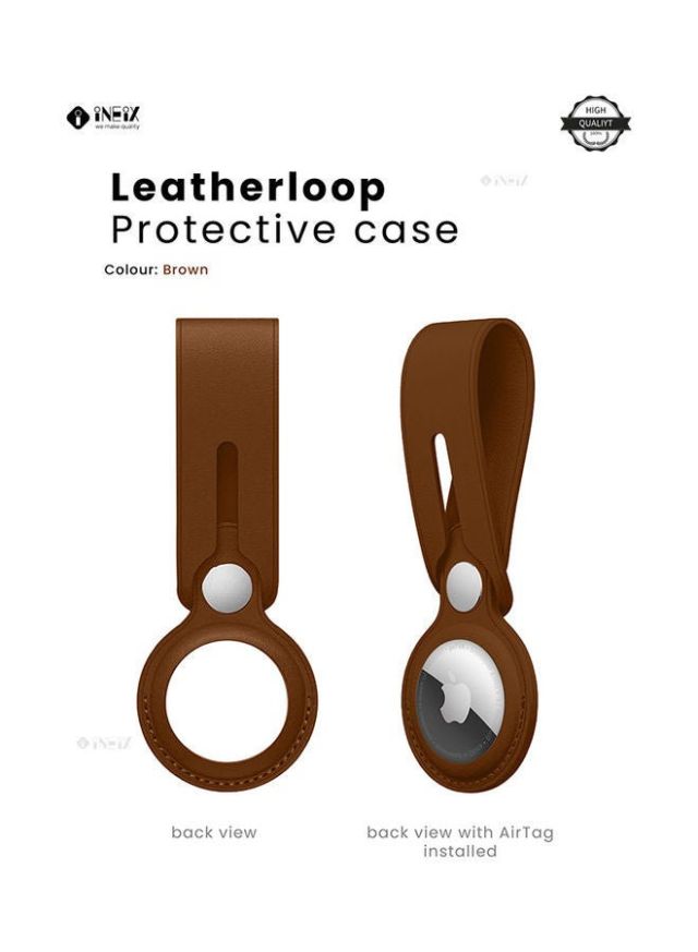 Leather Protective Case Cover For Apple AirTag