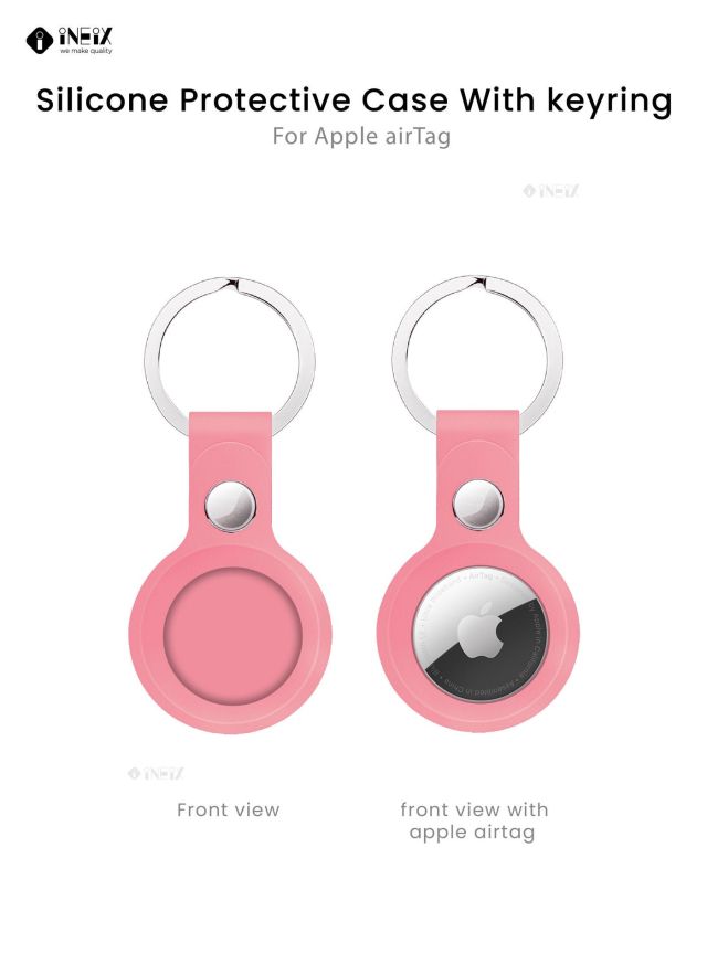 Waterproof Protective Case Cover With Key Ring For Apple AirTag