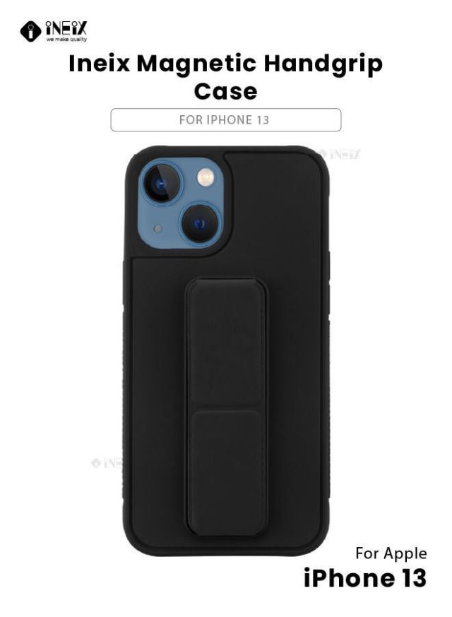 3-in-1 Magnetic Wrist Strap Hand Grip with Stand Case Cover For Apple iPhone 13