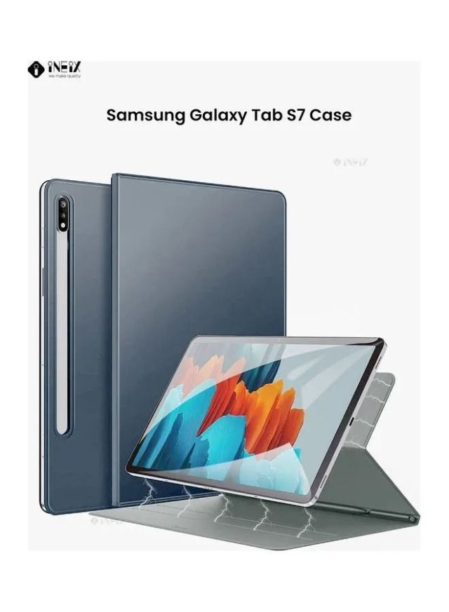 High Quality Magnetic Smart Folio Cover with Pen Stand For Samsung Galaxy Tab S7