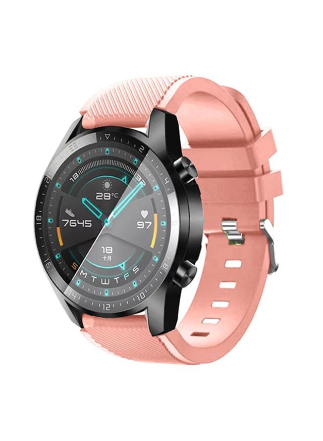 Textured Silicone Replacement Strap For Huawei Watch GT2